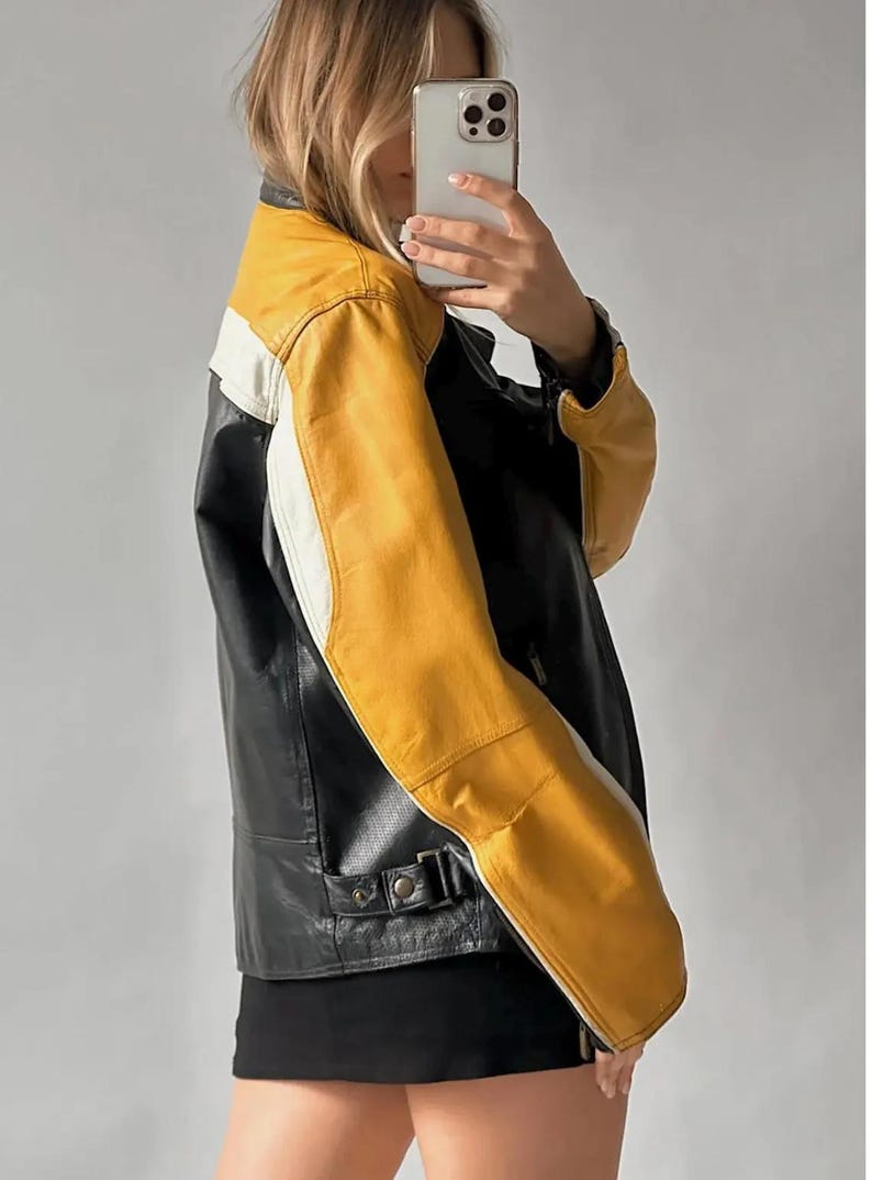 Ladies Black Premium Leather Bomber jacket, Oversize Black Jacket For All Retro, Biker Leather Jacket, Classic Designer leather Jackets.